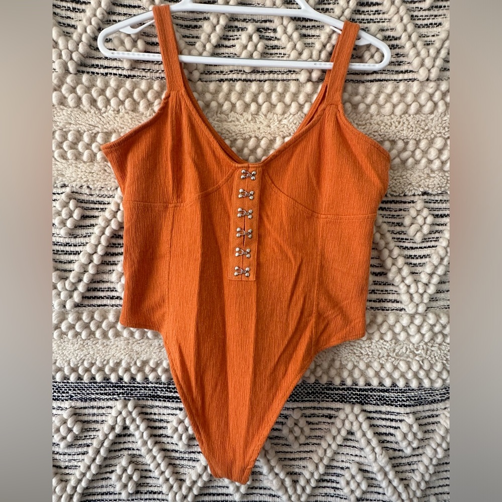 Guess orange bodysuit